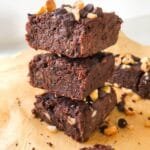 Courgette and Hazelnuts Brownies