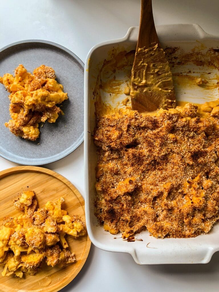 The Creamiest Vegan Cauliflower & Cheese