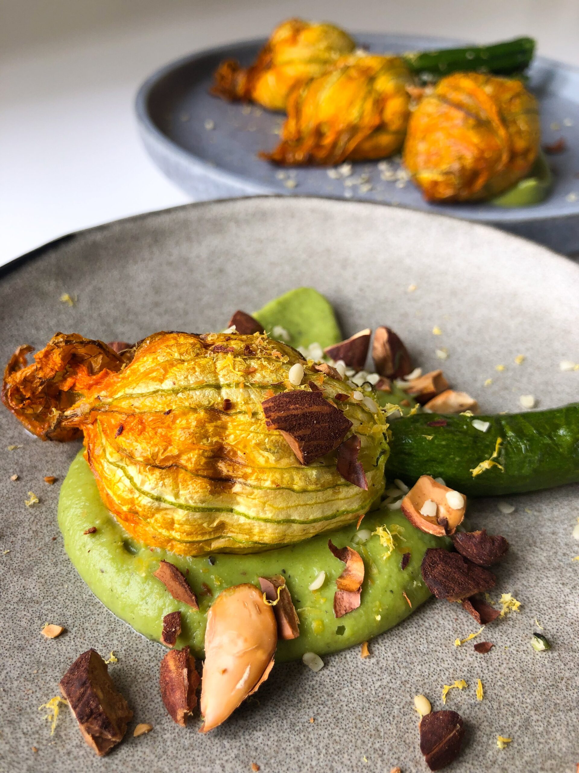 Stuffed Courgette Flowers