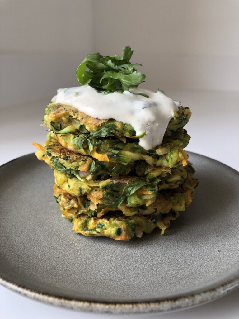 Vegan Courgette Fritters