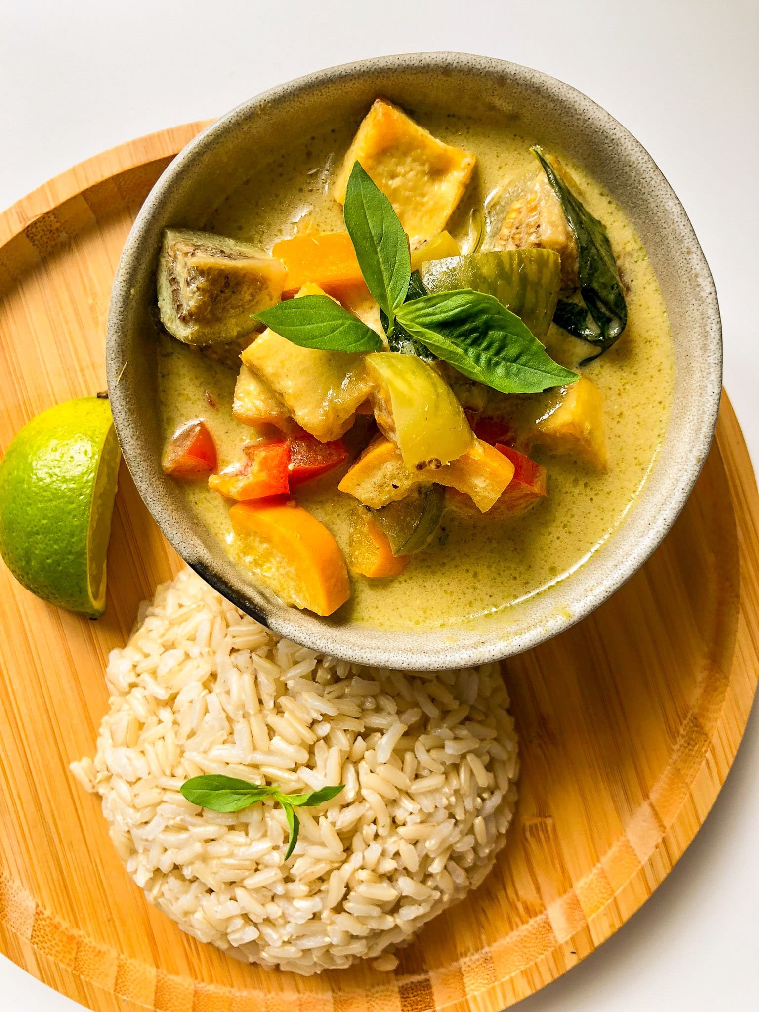 Vegan Thai Green Curry - from Plants with Love