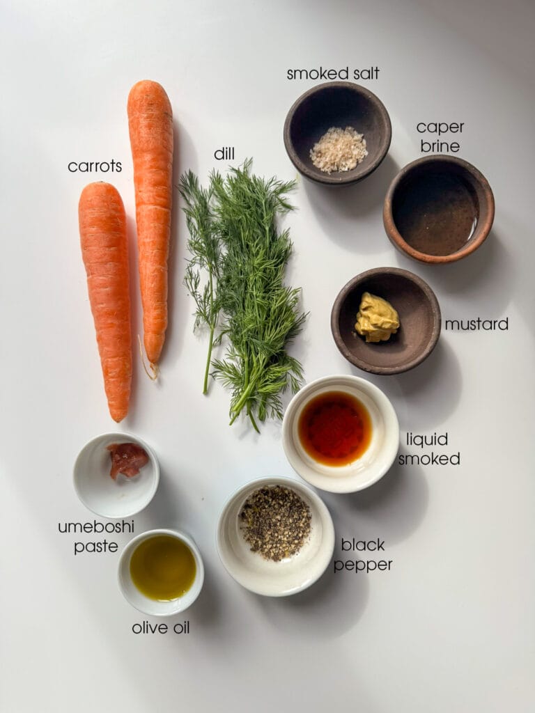 Smoked Carrot Lox Ingredients