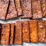 Smoky Tofu Bacon baked
