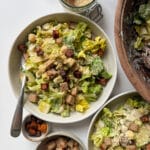 Vegan Caesar Salad with Smoky Tofu Bites