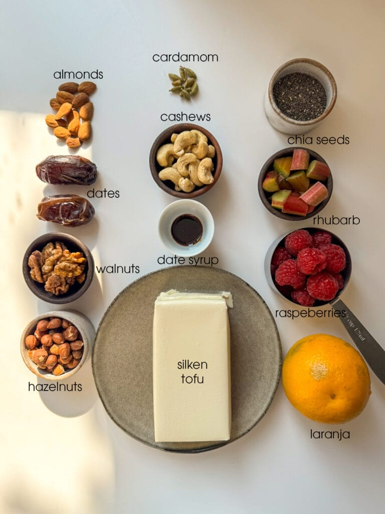 Mini Cardamom Cheesecakes with Rhubarb Jam_Ingredients