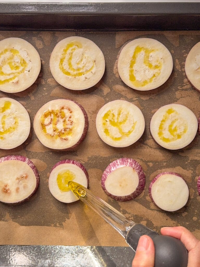 Aubergine (eggplant) slices