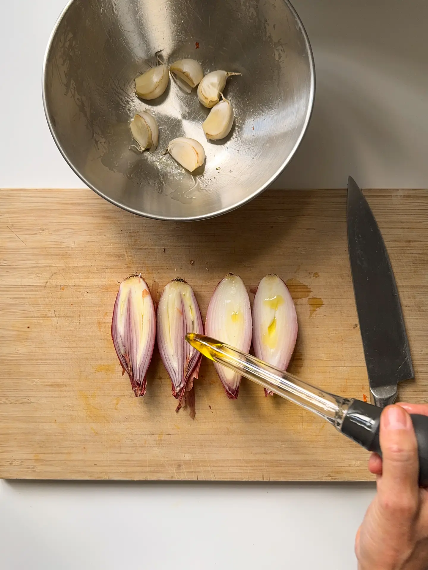 Garlic Cloves and shallots