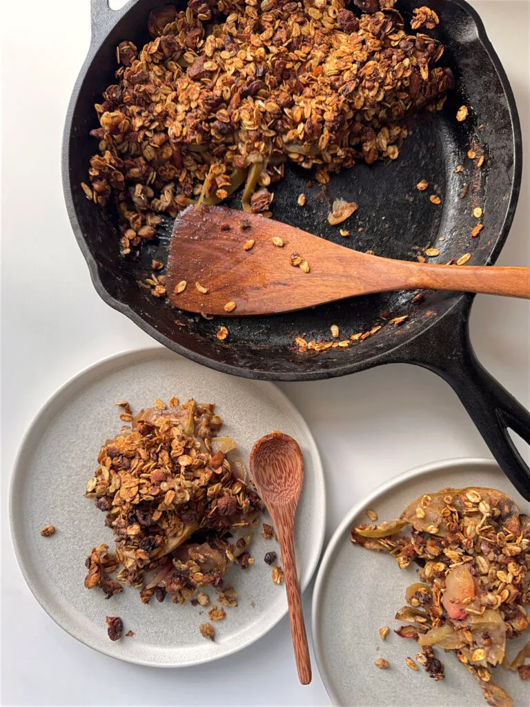 Healthy Vegan Apple crisp